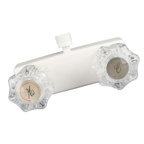 Duscharmatur, Doppelgriff-Design, Wasserkontrolle, Wasserhahn, einfach zu bedienen für präzise Temperaturkontrolle in Campern, Badezimmern, Reiseanhänger, Dusche Duscharmatur, Doppelgriff-Design, Wasserkontrolle, Wasserhahn, einfach zu bedienen für präzise Temperaturkontrolle in Campern, Badezimmern, Reiseanhänger, Dusche von YIZITU