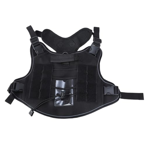 Effizientes Outdoor-Hundegeschirr, wasserabweisend, Brustweste, ergonomisches Design, reflektierend, sichere Ausrüstung für große Hunde, verstellbares Geschirr von YIZITU