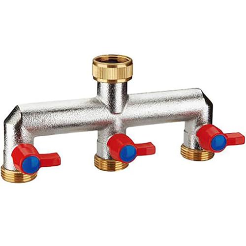 Einstellbare Flüsse Messing Drei Steckdose Wasserteilerventile Erosionsbeständig Einstellbare Flüsse Messing Drei Steckdose Wasserteilerventile Erosionsbeständig von YIZITU