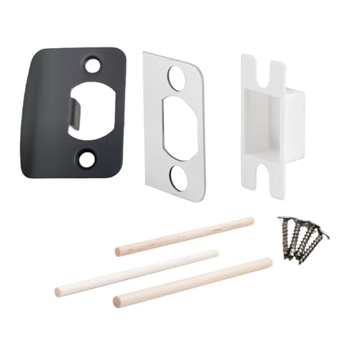 Elegantes, poliertes Türschlagblech-Set mit präzisen Löchern und einfacher Installation für Haustür-Hardware-Upgrades für Haussicherheits-Hardware von YIZITU