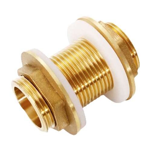 Fischtank-Adapter, 1,9 cm Außengewinde, Messingrohr, einzelner loser Schlüssel, Mutter, Wassertank, Messing, Verbindungsstücke, Haushaltswasseranschlüsse Fischtank-Adapter, 1,9 cm Außengewinde, Messingrohr, einzelner loser Schlüssel, Mutter, Wassertank, Messing, Verbindungsstücke, Haushaltswasseranschlüsse von YIZITU
