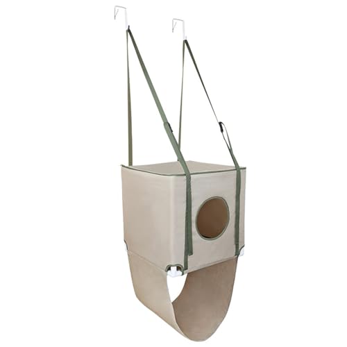 Hängemattenbett für Katzen, 2-lagiges Hängemattenhaus mit doppellagigem Design, atmungsaktiver Stoff für Katzen, Ruhebett für kleinen Raum von YIZITU