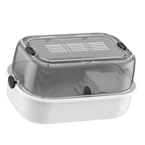 Hamstervillen mit großem Wohnort Belüftung Einfache Bedienung Haustierkäfig Haus für kleine klare Kleintierkäfig Villa Hamstervillen mit großem Wohnort Belüftung Einfache Bedienung Haustierkäfig Haus für kleine klare Kleintierkäfig Villa von YIZITU