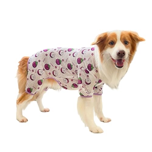 Hübscher Welpenpullover, Overall, Sweatshirt, Cartoon-Obst, vierbeiniges Outfit, Bekleidung, Kostüm, Haustier-Outfit, Party, atmungsaktive Hundekleidung von YIZITU