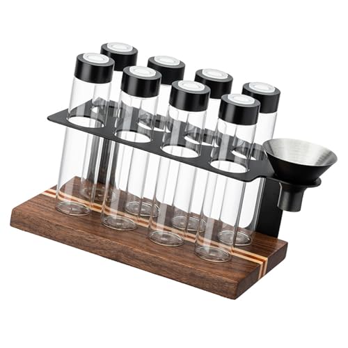 Kaffeespender Kaffeeflaschen Glas Reagenzglas Display Ständer Versiegelung Kaffeebehälter Ständer für Kaffee Aufbewahrung von YIZITU