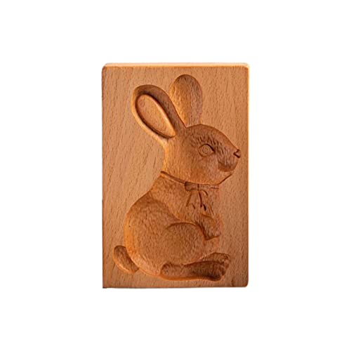 Keksformen, Backwerkzeug, Küchengeschirr, Holz, 6 Stile zur Auswahl, Backliebhaber, Plätzchenstempel von YIZITU