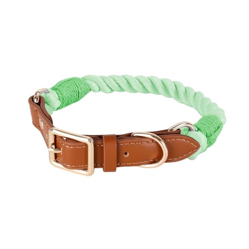 Klassisches Hundehalsband aus Baumwolle, stilvoll und stabil, ideal für kleine Hundebesitzer, Haustierzubehör, weiches Hundehalsband von YIZITU