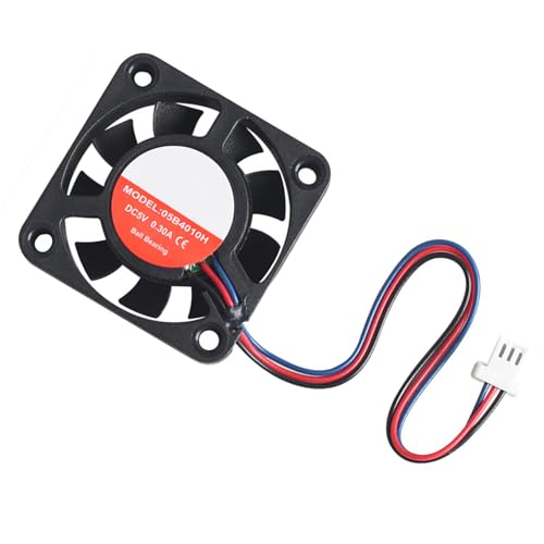 Lagerventilator 5 V 4010 Extruder Hot End Kühler Heizkörper Hot End Lüfter 40 x 40 x 10 mm für XL 3D-Drucker-Zubehör Lagerventilator 5 V 4010 Extruder Hot End Kühler Heizkörper Hot End Lüfter 40 x 40 x 10 mm für XL 3D-Drucker-Zubehör von YIZITU