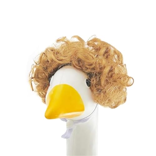 Lustige Haustier-Perücke, Gänsehut, Afros-Frisur, Haarteil, Ente, Kopfbedeckung für Fotoshootings und Festivals, Feiern, Partys von YIZITU