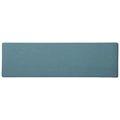 Minimalistische einfarbige Anti-Müdigkeitsküchen-Standmatte, gewebt, rutschfest, Kunstleder, dick gepolsterte Teppiche, großer Küchenteppich von YIZITU