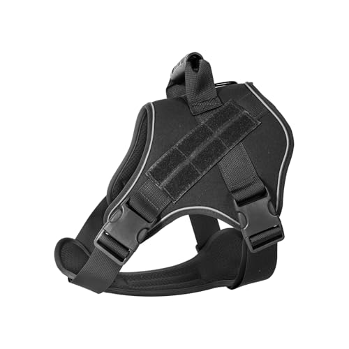 Outdoor Tacticals Hundegeschirr, atmungsaktiv, verstellbarer Gurt, Brust, für Wandern, Training, tägliches Zubehör, taktisches Hundegeschirr von YIZITU