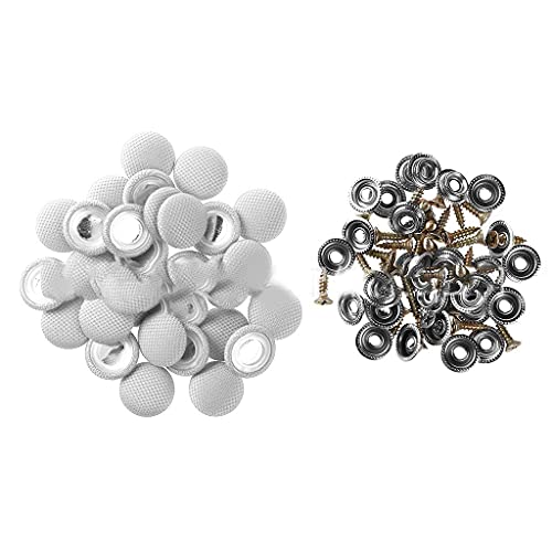 Reparaturknopf Auto Dachnieten Halter Design für Autodach fixiert mit Installationswerkzeug und passend für alle von YIZITU