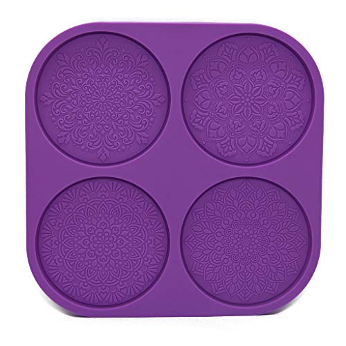 Sqaure Box Formen Vitrine Ständer Harzgussschimmel Halten Sie Bis Zu 4 Mit Epoxidharzform Silikonformen Tablett von YIZITU