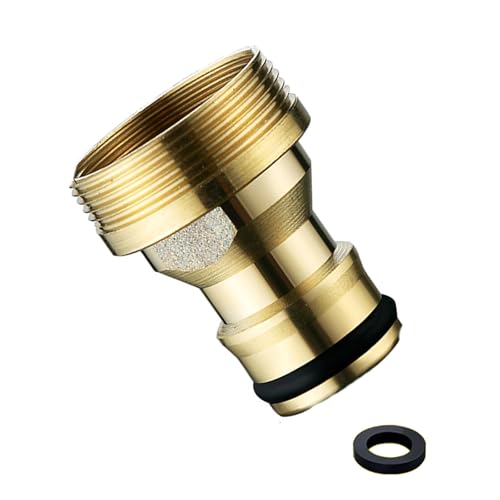 Stabiles Messing-Wasserhahn-Adapter-Set, tragbar, für Küchenarmaturen mit abnehmbaren Belüftern und Schlauchanschlüssen, Waschmaschinen-Wasserhahn-Anschlüssen von YIZITU