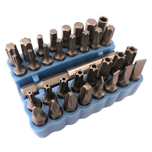 Stahlsicherheitsbits Set Mit Magnetischen Designs Mit Bithalter Perfekt Für Schnelle Änderungen In Der Elektronischen Geräte Reparatur Stahlschraubendreherbits von YIZITU