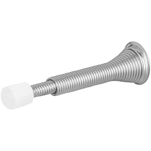 Upgrades Feder-Türstopper, ausziehbarer Wandschutz mit Gummi-Stoßstange, robuste Feder-Türstopper für Haushalt, Büro, Gummipuffer von YIZITU