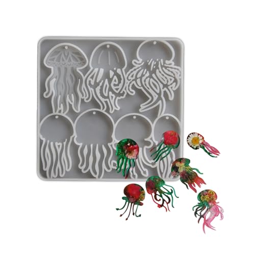 Wiederverwendbare Schmuckform Mit Kalglosen Jellyfisch Form Mit Einfacher Freisetzungsdesign Für Anfänger Und Professionelle Hochtemperaturbeständige Silikonform von YIZITU