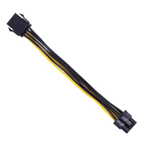 YIZITU 8Pin Auf 6+2Pin 8Pin Adapterkabel 8 Pin Buchse Auf 8 Pin (6pin+2pin) Buchse Grafikkarte Netzkabel von YIZITU
