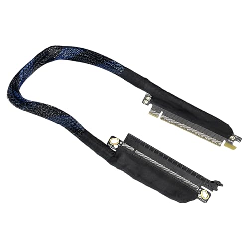 YIZITU Ausrichtung Der Linken PCIE5.0 X16 Graphics Card Extender Verstärktes Braide Kabel 180 Grad Flexible Routing Lösung YIZITU Ausrichtung Der Linken PCIE5.0 X16 Graphics Card Extender Verstärktes Braide Kabel 180 Grad Flexible Routing Lösung von YIZITU