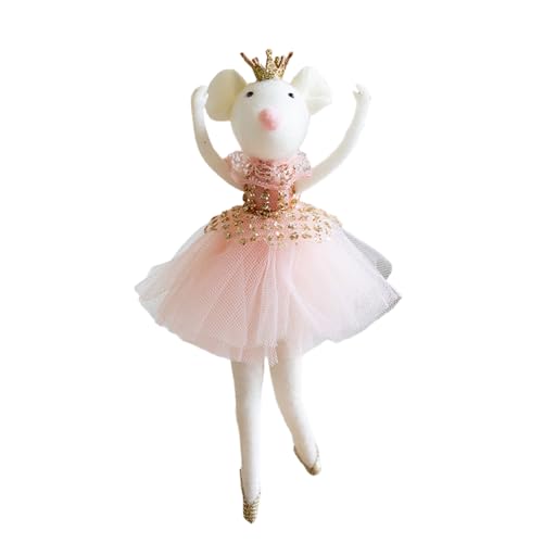 YIZITU Ballett Maus Puppen Weihnachtsdekoration Schöne Plüschfigur Baum Hängende Verzierung Für Urlaubs Layouts Requisiten von YIZITU