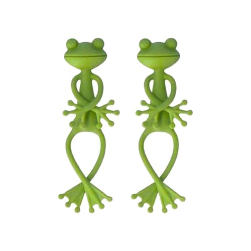 YIZITU Flexible Frösche Formart Gartendraht Krawatte Verstellbarer Pflanzstamm Clip Dekorative Stützhalter Für Töpfe Innengartenclip YIZITU Flexible Frösche Formart Gartendraht Krawatte Verstellbarer Pflanzstamm Clip Dekorative Stützhalter Für Töpfe Innengartenclip von YIZITU