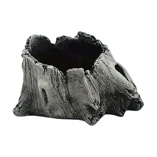 YIZITU Künstliche Driftwood Blumentöpfe Natürliche Blumentöpfe Bucket Rostics Stümpfe Pflanzgefäß Für Heimdekore Zement Pflanzer von YIZITU