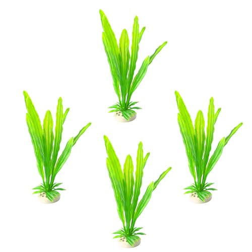 YIZITU Künstliche Pflanze für Aquarien, Terrarien, Garnelen, Gras, Ornamente, grüne Aquariumpflanze von YIZITU