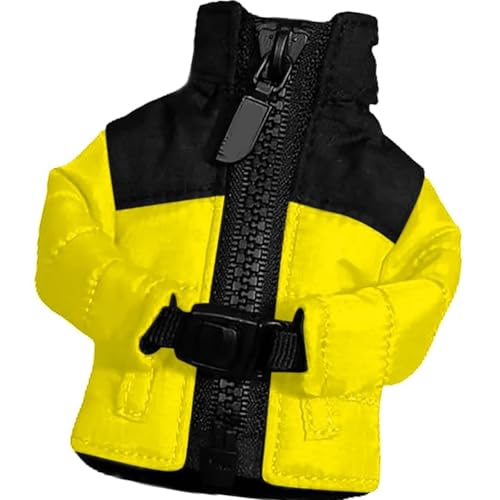 YIZITU Mode Down Coat Keychain Wasserfestes Nylongewebe Leichter Schlüsselring Für Den Täglichen Gebrauch Pendler Wasserbeständiger Schlüsselhalter von YIZITU