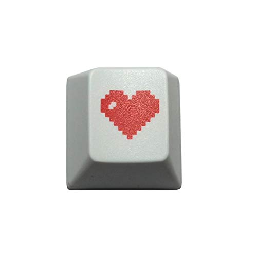 YIZITU Neue Keycap Love Cherry Profil Dip Dye Skulptur PBT Keycap Für Mechanische Tastatur Geätzte Pixel Herz Key Caps Abdeckungen Tastatur von YIZITU