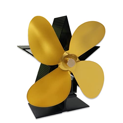 YIZITU Ofenventilator mit 4 wärmebetriebenen Ventilatoren, leise, effizient, für Holzscheite, größere Luft, großer Raum YIZITU Ofenventilator mit 4 wärmebetriebenen Ventilatoren, leise, effizient, für Holzscheite, größere Luft, großer Raum von YIZITU