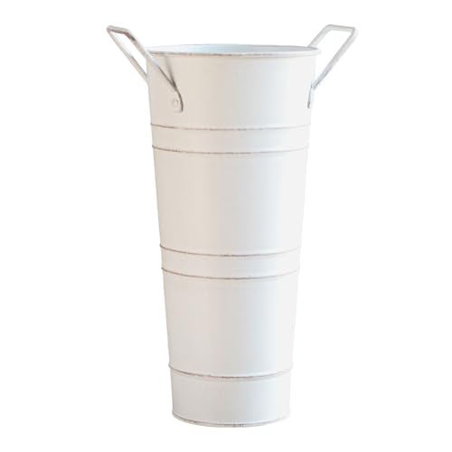 YIZITU Regenschirm Aufbewahrungseimer Metall Schirmständer Dekorative Vase Blumentopf Rack Für Zuhause Wohnzimmer Büro Dekoration Regenschirm Eimer von YIZITU
