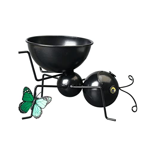 YIZITU Schmiedeeisen Ameisen Blumen Pot Cartoon Tierblumenbehälter Organizer Accessoire Für Festival Holiday New Year Pot von YIZITU