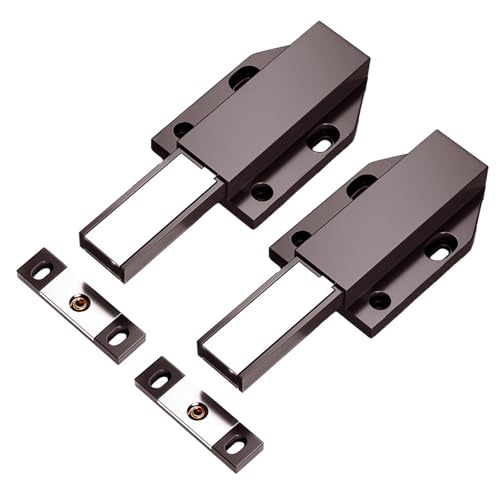 YIZITU Schrankriegel zum Öffnen, starke Push-Out-Designs für Küchenbedarf und Schrank, für den täglichen Gebrauch, 2 Stück YIZITU Schrankriegel zum Öffnen, starke Push-Out-Designs für Küchenbedarf und Schrank, für den täglichen Gebrauch, 2 Stück von YIZITU