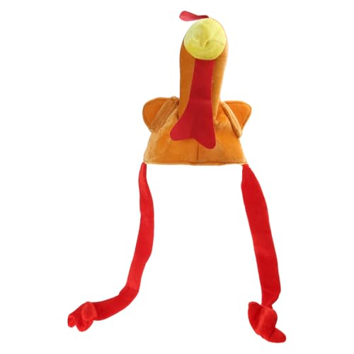 YIZITU Thanksgiving Chicken Leg Truthahnhut Europäischer Und Amerikanischer Thanksgiving Cartoon Truthahn Tag Für Erwachsene Hüte von YIZITU