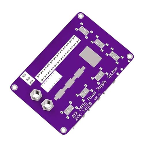 YIZITU USB-Adapterplatine mit 12 Anschlüssen, 24-poligem Netzteil, Break-Out-Board, erweitert Geräteauswahl und effiziente Datenübertragung von YIZITU