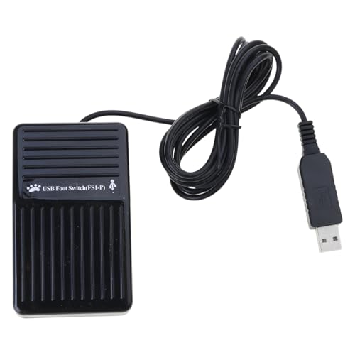 YIZITU USB Fußsteuerung Pedal USB Fuß Pedal Switcher Zur Verbesserung Der Produktivität In Professionellen Computeraufgaben Ccessory von YIZITU