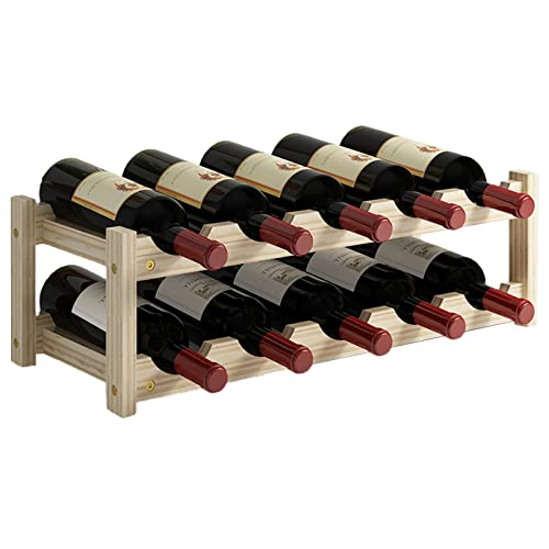 YIZITU Weinregal Dekoration Weinregal Massivholz Haushalt Klein Modern Minimalistisch Weinschrank Display Racks Rotweingitter von YIZITU