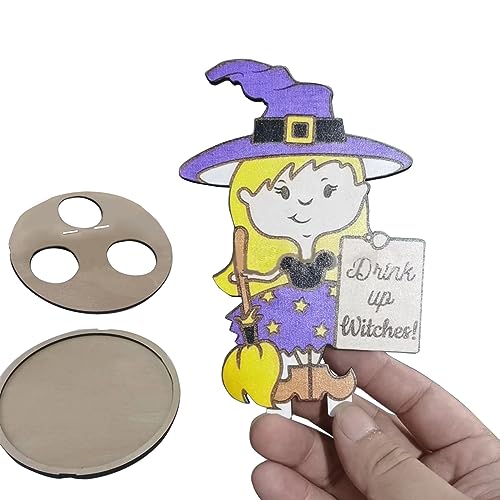 YIZITU Weinregal Weihnachten Organizer für Getränke Lustiger Flaschenhalter Tischständer Dekoration für Weihnachten Party Flaschenaufbewahrung von YIZITU