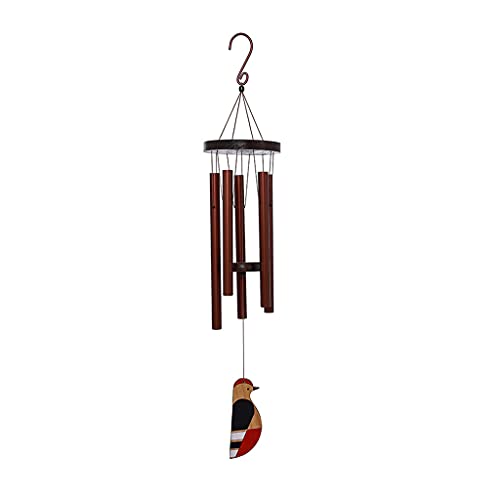 YIZITU Windglocken Beruhigende Melodische Töne Aluminiumrohre Holz Vogel Glockengeschenk Für Außenterrassen Garten Glockenspiele von YIZITU