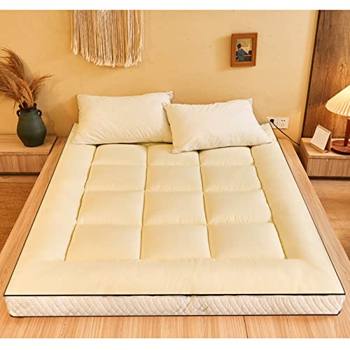 YIbing Futon-Matratze, super japanische Bodenmatratze, 10 cm, faltbar, dick, Tatami-Bodenmatte, tragbar, Camping-Matratze, Isomatte, Boden-Lounge, Couch, Bett, Matratzen, Futon, E1,90 x 200 cm YIbing Futon-Matratze, super japanische Bodenmatratze, 10 cm, faltbar, dick, Tatami-Bodenmatte, tragbar, Camping-Matratze, Isomatte, Boden-Lounge, Couch, Bett, Matratzen, Futon, E1,90 x 200 cm von YIbing