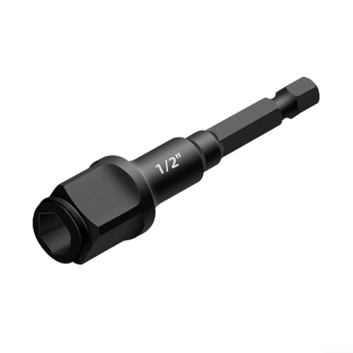 2-in-1-Steckschlüssel-Adapter für einfachen Bitwechsel, 1/4 3/8 1/2 Antrieb mit Magnetgriff (12,7 mm) von YJDOORPLAY