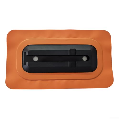 22,9 cm zentrale Flossenbasis für Wasserschuppen Surfbretter, kompatibel mit Kajak und Kanu, sicheres PVC-Design (rot) von YJDOORPLAY