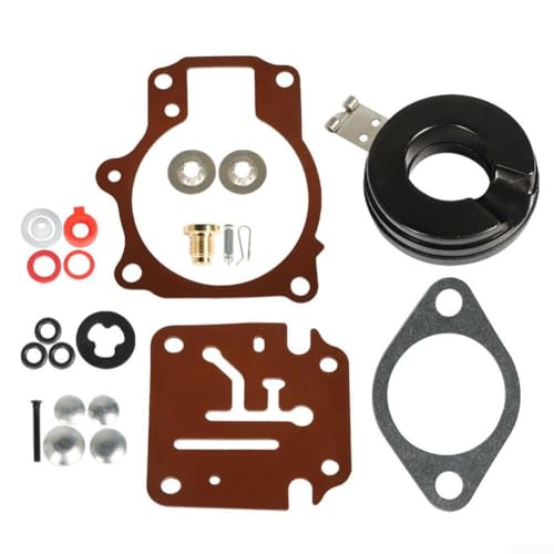 396701 Außenbordmotor für Vergaser-Kit mit Schwimmer für Johnson und für Evinrude Motoren 9 5HP 15HP 40HP 70PS Modelle Ersatz-Kit zur Verbesserung der Motordrossel von YJDOORPLAY