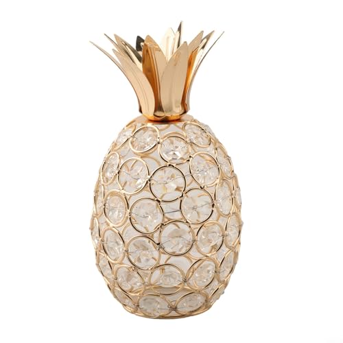 3D Birne Ornament Gold Dekorative Obstfigur für Zuhause Hochzeit Tisch Mittelstück Wohnzimmer Dekor Fotografie Requisite (Ananas) von YJDOORPLAY