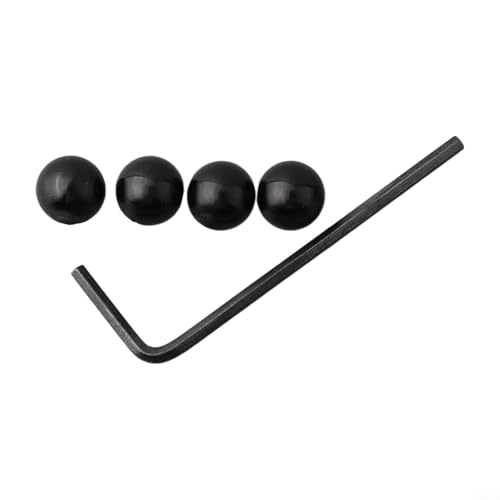 4 Stück Fahrrad-Schalt- und Bremskabelspitzen mit Werkzeug-Aluminiumhülsen (schwarz) von YJDOORPLAY