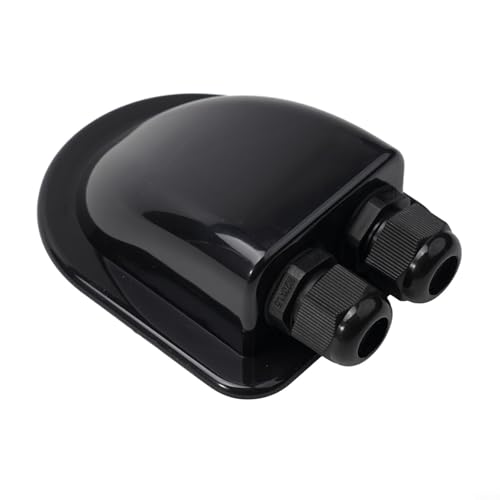 ABS Kunststoff Kabeldurchführung Dichtungsabdeckung für Wohnwagen Solarpanel Installationsbox und Bootsdach Photovoltaikmodul Kabelverschraubung Schutz (Weiß) von YJDOORPLAY