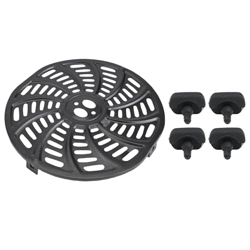 Air Fryer Crisper Plate Grill Pan Compatible with 6QT GAF698 GAF686 Air Fryer Oven Stainless Steel Non-Stick Cooking Tray with Rubber Bumpers Air Fryer Crisper Plate Grill Pan Compatible with 6QT GAF698 GAF686 Air Fryer Oven Stainless Steel Non-Stick Cooking Tray with Rubber Bumpers von YJDOORPLAY