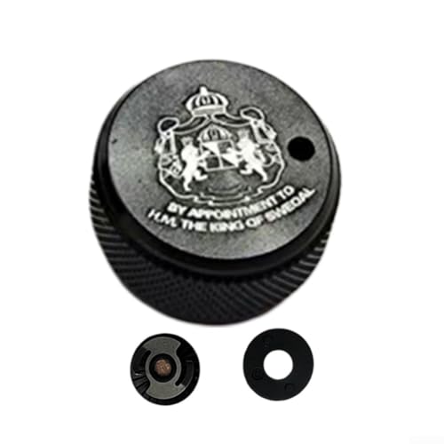 Angelrolle Bremssystem Mechanische Spule Steuerknopf Aluminium Ersatzteile für ABU 3 3.5 4 P5 mit Sound-Funktion (schwarz) von YJDOORPLAY