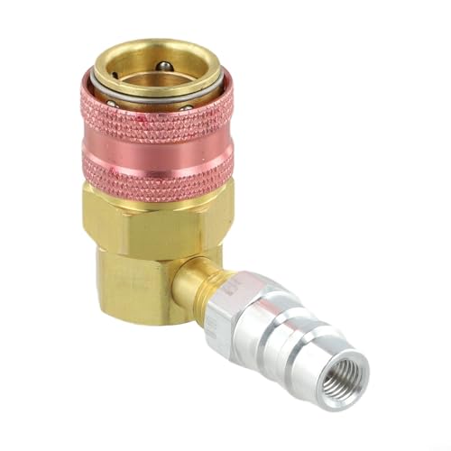 Automotive Klimaanlage Schnellverbinder G 134a LP Kühlwerkzeug Metall AC System Service Ausrüstung Fahrzeugwartung Auslaufsicheres Design Professionelle Qualität Autoreparaturzubehör Automotive Klimaanlage Schnellverbinder G 134a LP Kühlwerkzeug Metall AC System Service Ausrüstung Fahrzeugwartung Auslaufsicheres Design Professionelle Qualität Autoreparaturzubehör von YJDOORPLAY