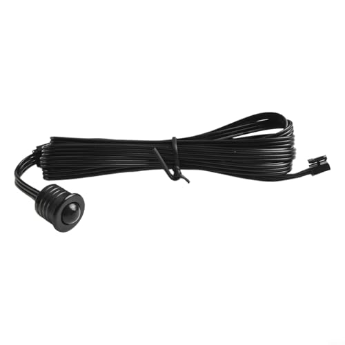 Bewegungsaktivierter menschlicher Sensorschalter, 5 A, für LED-Schrankleuchten, Infrarot-Technologie, funktioniert mit 12 V und 24 V elektrischen Systemen von YJDOORPLAY
